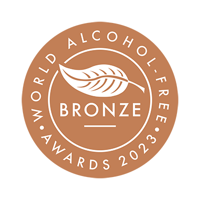 World Alcohol Free Awards Bronze for Non-Alcoholic Cocktail. Mocktails, Ready-to-drink, Ready-to-pour, Award-winning.